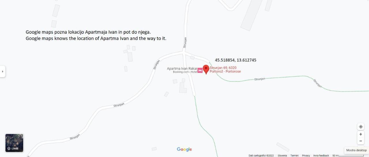 Apartma Ivan Πορτορόζ Εξωτερικό φωτογραφία